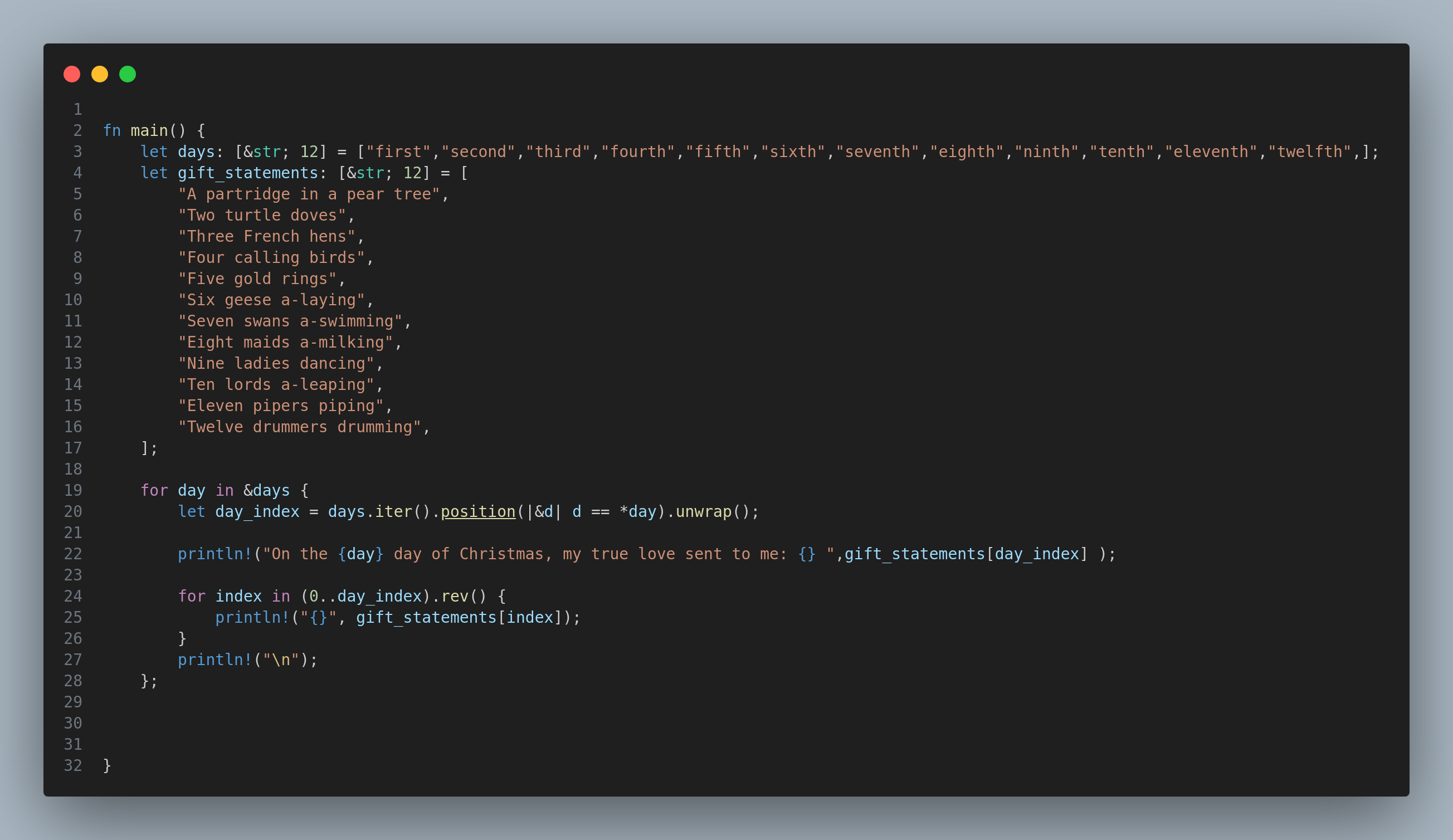 Learning Rust